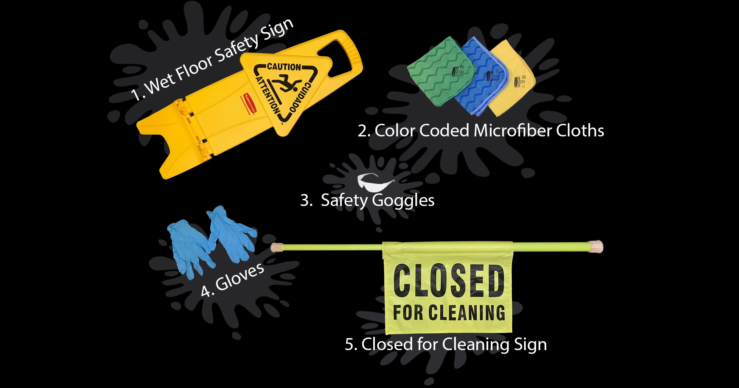 restroom cleaning equipment