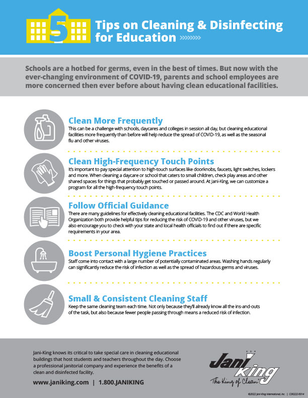 a poster with the words, tips and instructions for cleaning and disining