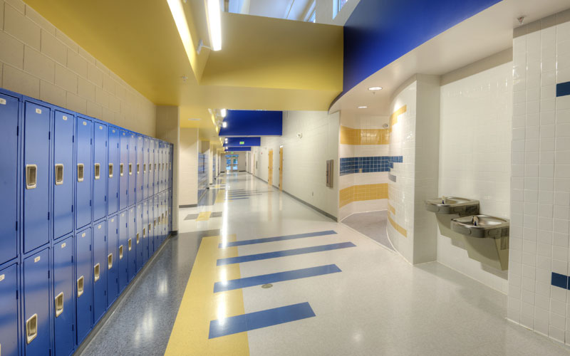 a long hallway