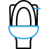 toilet bowl cleaning toilet bowl icon