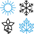 icon-Seasonal icon seasons