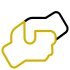 a yellow fist icon a yellow fist icon