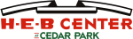 a red and green logo with a white stripe